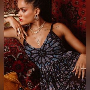 BASILICA OF SAINT-DENIS SHEER MIDAXI DRESS - LIMITED Blackmilk